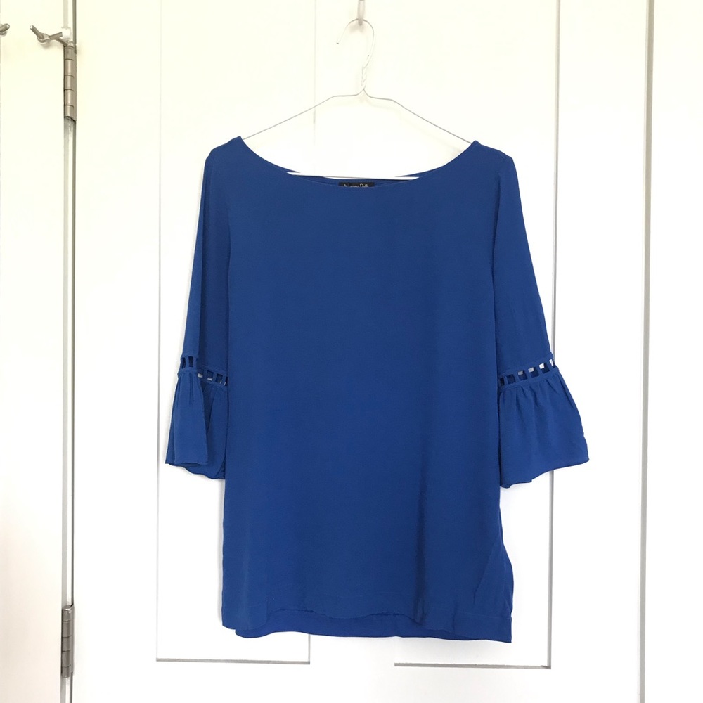 Massimo Dutti Royal Blue Top